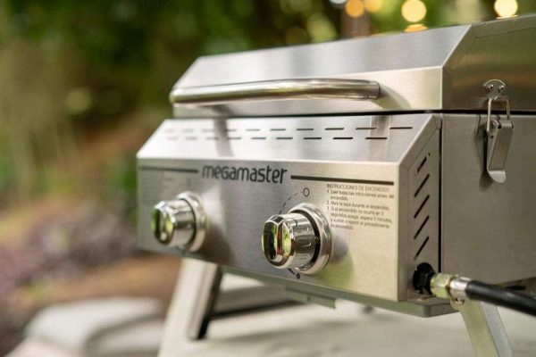 Megamaster Premium Outdoor Cooking 2-Burner Grill, While Camping, Outdoor - Image 7