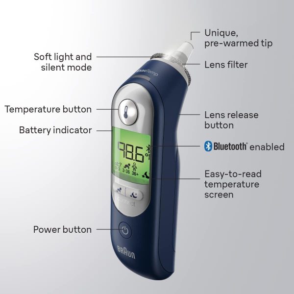 Braun ThermoScan 7+ Connect Digital Ear Thermometer - Family Care App - Image 4