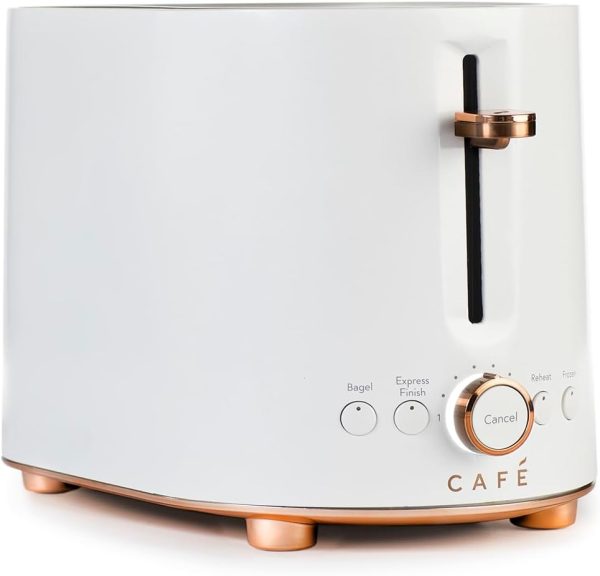 Café Express Finish 2-Slice Toaster | Extra-Wide Slots, Extra Lift for - Image 2