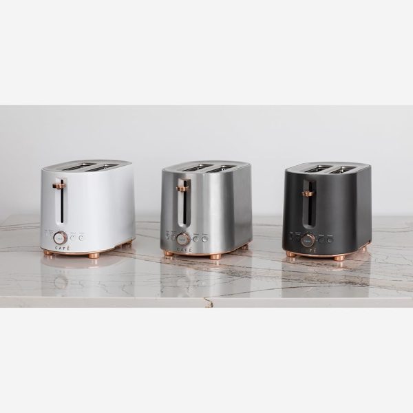 Café Express Finish 2-Slice Toaster | Extra-Wide Slots, Extra Lift for - Image 3