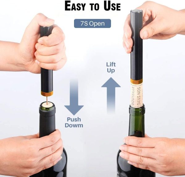 Mini Wine Opener Set | Travel Portable Pocket Air Pressure Pump Wine Bottle - Image 4