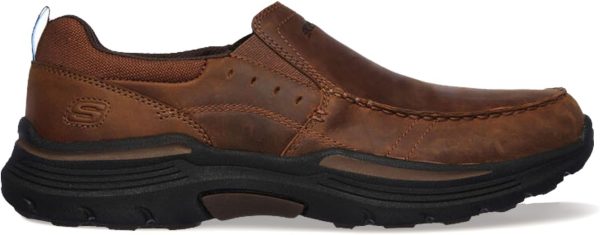 Skechers Men's Expended-Sevenoleather Leather Slip on Moccasin - Image 3