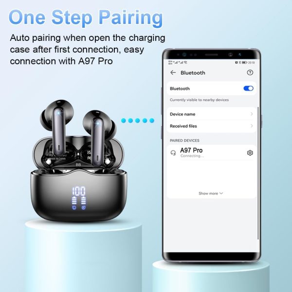 Wireless Earbuds, Bluetooth 5.3 Headphones in Ear with 4 ENC Noise - Image 6