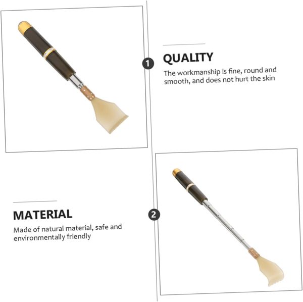 4 Pcs Imitation Cow Horn Tickle Back Scraper Handheld Back Scratcher - Image 6