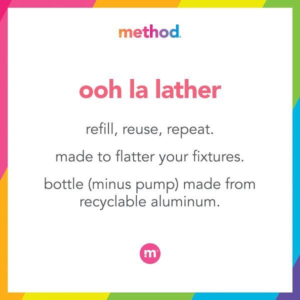Method Gel Hand Soap, Vetiver + Amber, Reusable Black Aluminum Bottle, - Image 4