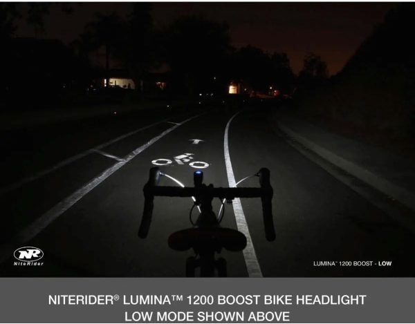 NiteRider Lumina 1200 Boost USB Rechargeable Bike Light Powerful Lumens - Image 5