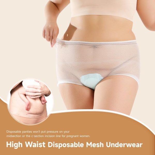 Disposable Mesh Panties 20 Count Mesh Postpartum Underwear Maternity - Image 5