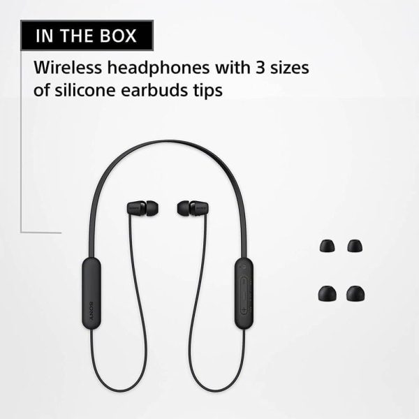 Sony WI-C100 Wireless in-Ear Bluetooth Headphones with Built-in Microphone, - Image 6