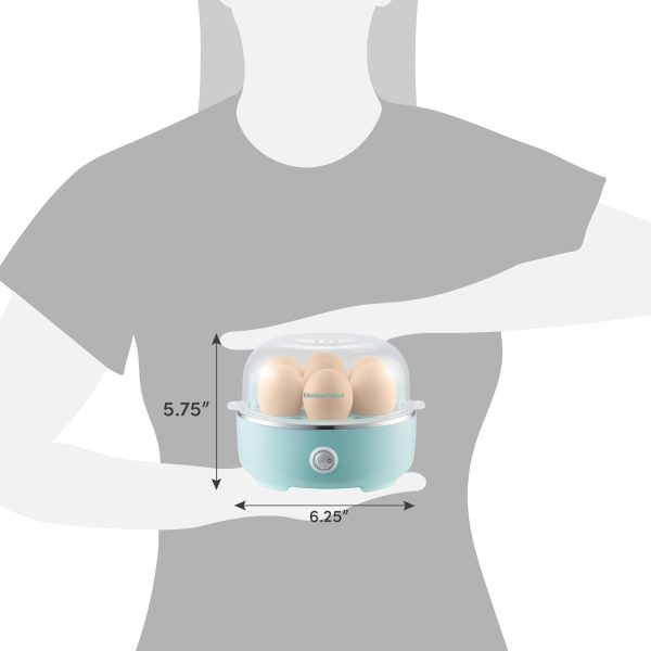 Elite Gourmet EGC115M Easy Egg Cooker Electric 7-Egg Capacity, Soft, - Image 6