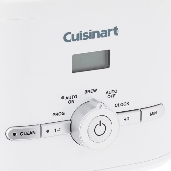 Cuisinart DCC-1120 12-Cup Classic Programmable Coffeemaker, White, 12-Cup, - Image 4
