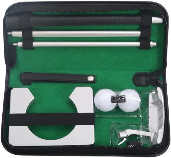 HOWTRUE Portable Golf Putter Set with Hole-Cup and 2pcs Golf Balls for Golf - Image 3