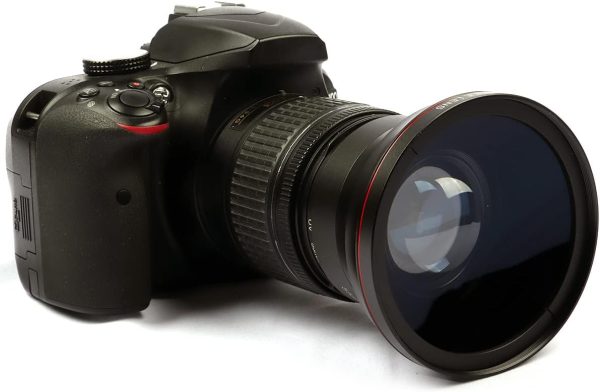 Lightdow 55MM 0.43x High-Definition Wide Angle + Macro Lens Attachment for - Image 9