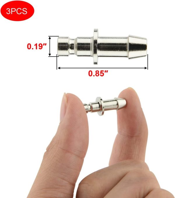 CM 3 Pcs Metal NIBP Cuff Connector Blood Pressure Monitor Cuff Connector - Image 2