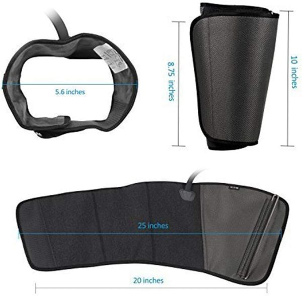CINCOM Leg Massager for Circulation and Pain Relief, Air Compression Calf - Image 3