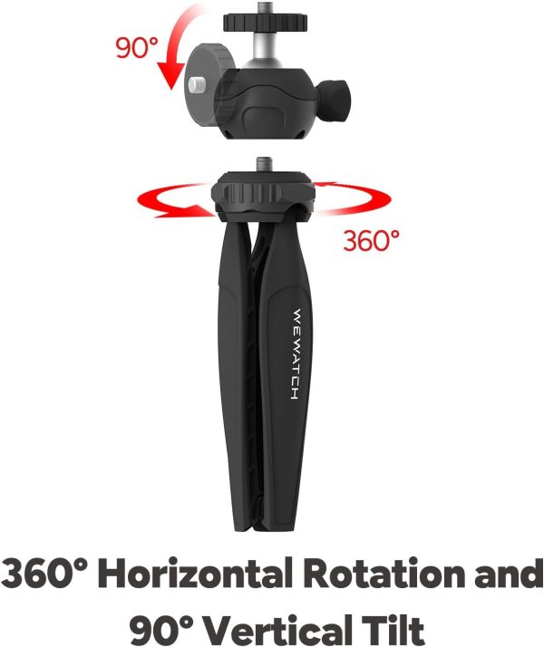 WEWATCH PS102 Mini Projector Tripod Stand for Projector with 360° Ball - Image 3