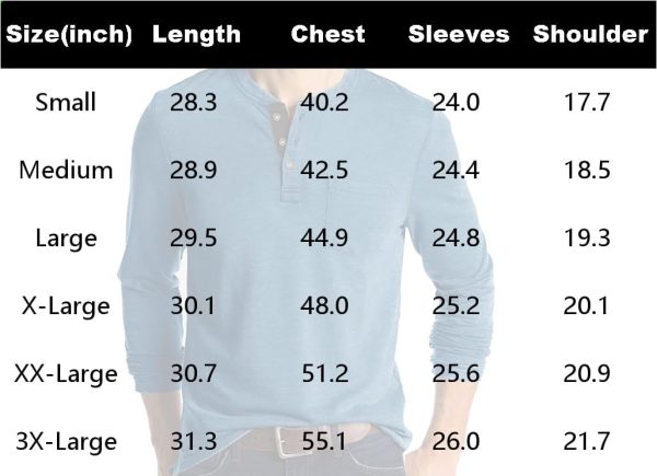 Mens Casual Short Sleeve Henley Shirts Fashion Button T Shirts with Pocket - Image 3