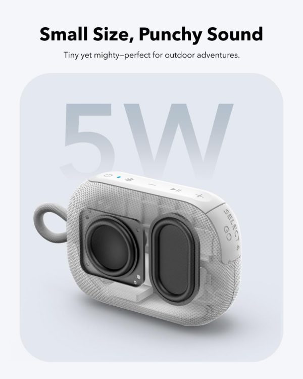 Soundcore Select 4 Go Bluetooth Speaker by Anker, Ultra Portable, Up to 20 - Image 3