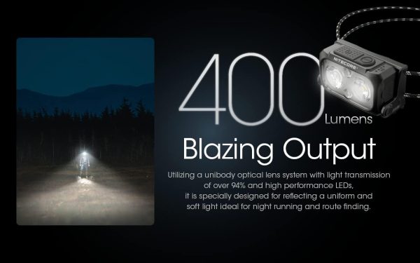Nitecore NU25 400 UL Ultra Lightweight Headlamp, 400 Lumen USB-C - Image 3
