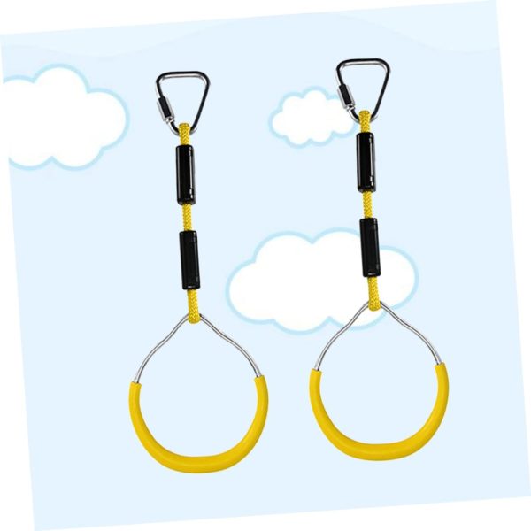 Fitness Ring Soft Swing Pull up Rings Childrens Gymnastics Rings Outdoor - Image 5