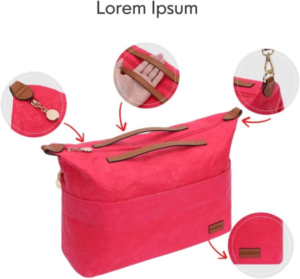 Waterproof dupontpaperbag Handbag Organizers Tote bag Organizer handbag - Image 3