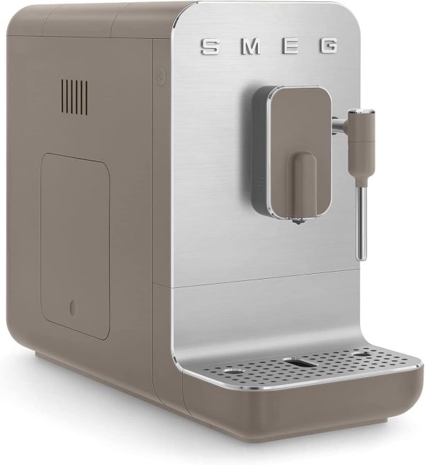 Smeg Fully Automatic Coffee Machine with Steam Taupe, 47 ounces - Image 3