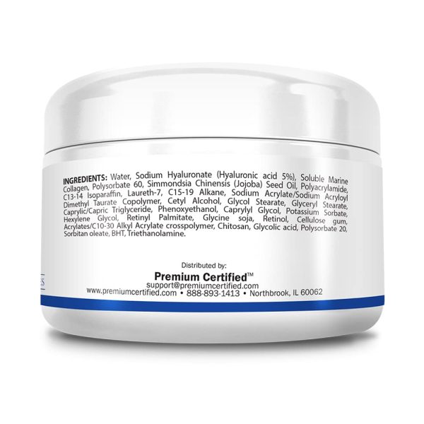 Collagen Cream - With Retinol and Hyaluronic Acid - Anti Aging, Improve - Image 6
