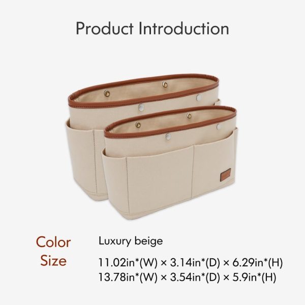 Tote bag Organizer handbag Organizer Storage bag Felt material - Image 4