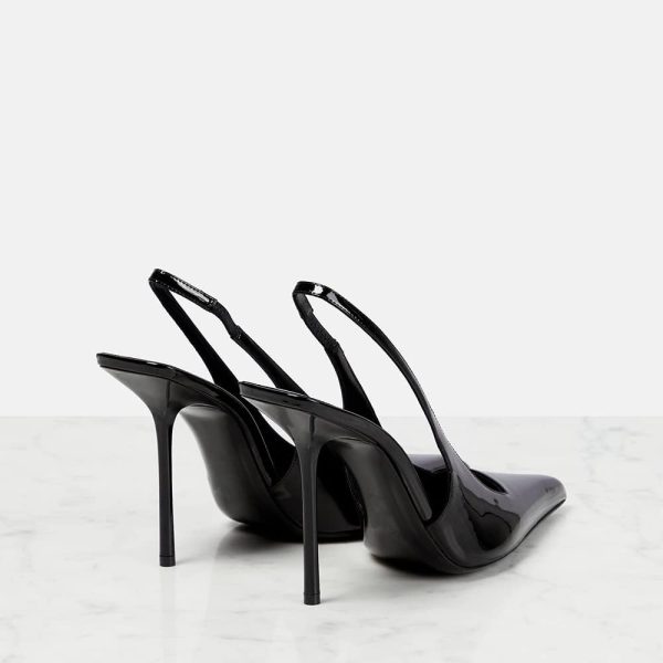 THESHY Women's Pointed Toe High Stiletto Heels Slingback Stretch Slip-on - Image 2