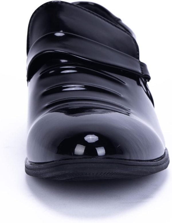 Mens Tuxedo Shoes Patent Leather Formal Business Oxford Dress Shoes - Image 3