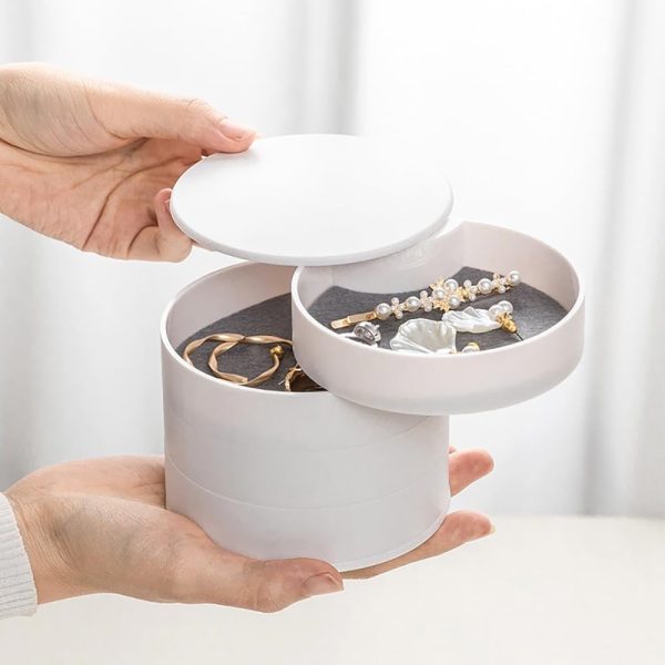 Jewelry Box Organizer, Small Jewelry Organizer Necklace Earring holder - Image 2