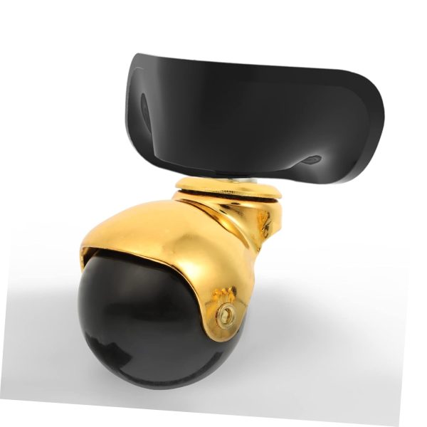 8 Pcs Gold Swivel Casters Furniture Caster Wheels Office Chair Wheels - Image 9