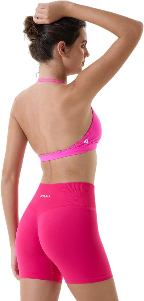 AUROLA Dream Collection Women Workout Shorts High Waist Gym Shorts, Scrunch - Image 2