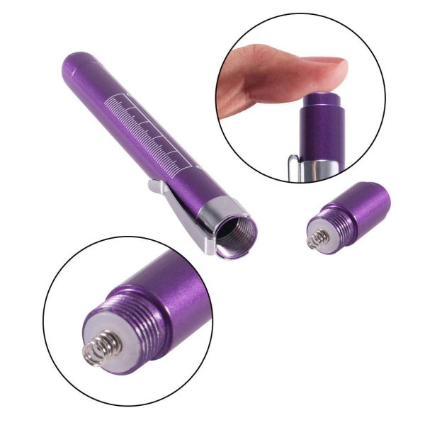 Aokin Pen Light with Pupil Gauge, Reusable LED Penlight Medical for Doctor - Image 3