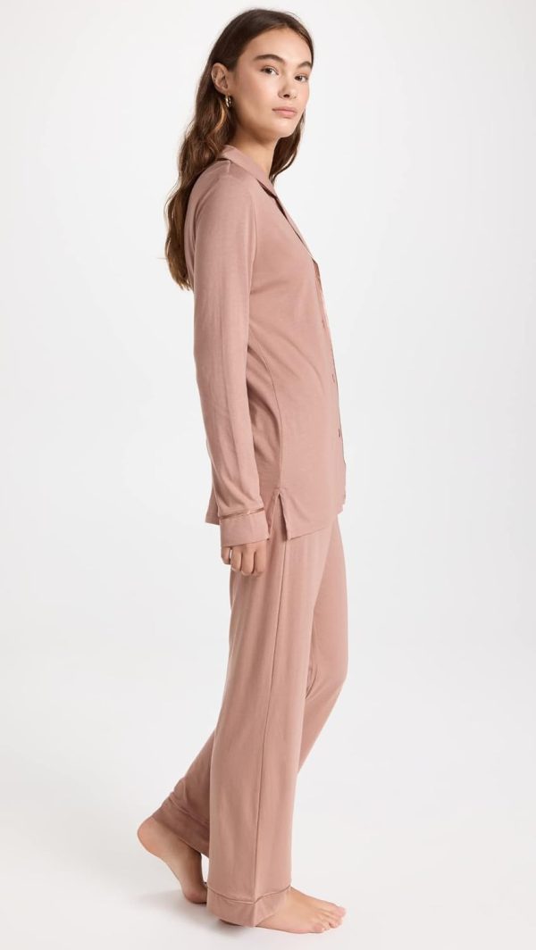 Cosabella Women's Bella Long Sleeve Top & Pant PJ Set - Image 4