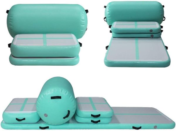 AKSPORT 5pcs Set of Inflatable Gymnastics Air Mat Tumble Track Tumbling Mat - Image 5