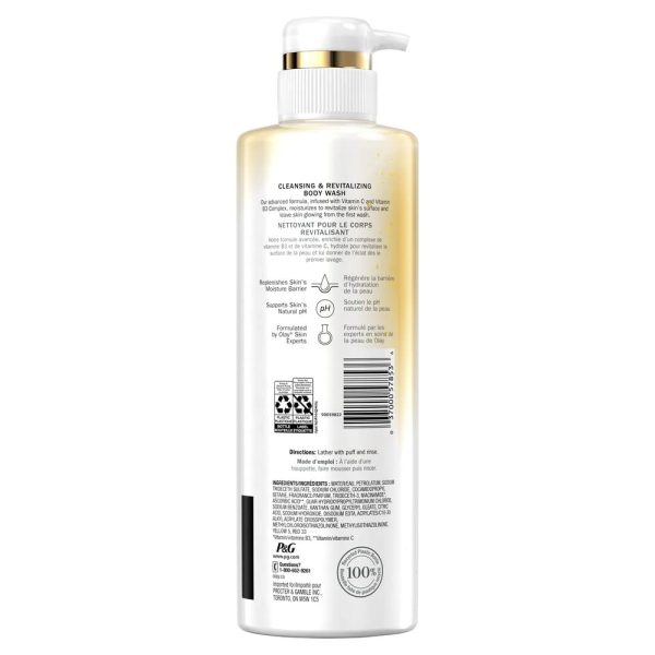 Olay Body Wash Cleansing & Revitalizing for Women, Advanced Formula with - Image 7