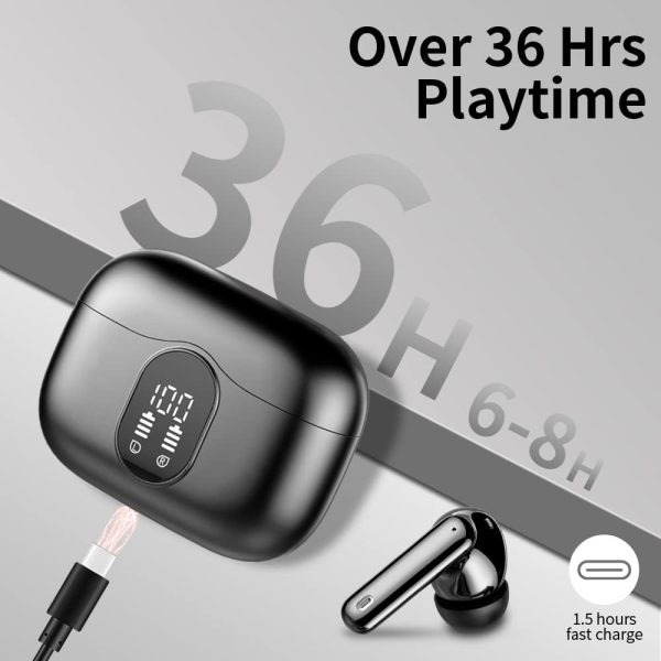 Wireless Earbuds, Bluetooth 5.3 Headphones Bass Stereo, Ear Buds with Noise - Image 7