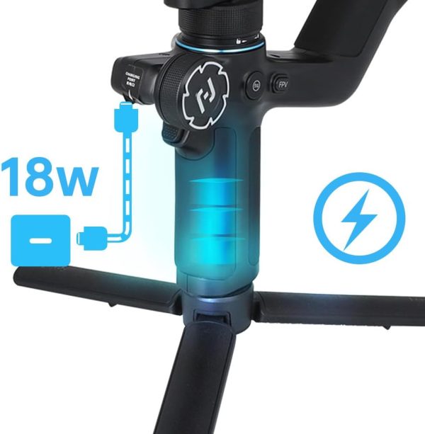 Feiyu SCORP-Mini-2 Handheld Gimbal 3-Axis Stabilizer w/AI Tracking for - Image 9