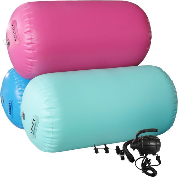 Air Roller Gymnastics Air Barrel Inflatable Tumbling Mat, Gymnastic - Image 8