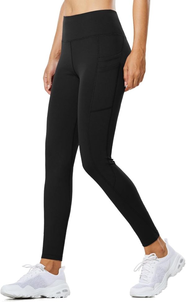 BALEAF Women's Fleece Lined Leggings Water Resistant Thermal Winter Warm - Image 6