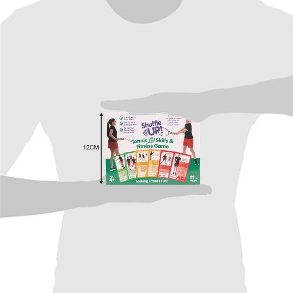 Shuffle Up Tennis Card Games - 70+ Fun & Active Skills Cards for Kids, - Image 5