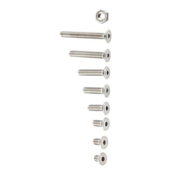 600pcs M2.5 A2 Stainless Steel Hex Socket Screws Nuts Bolt Assortment - Image 3