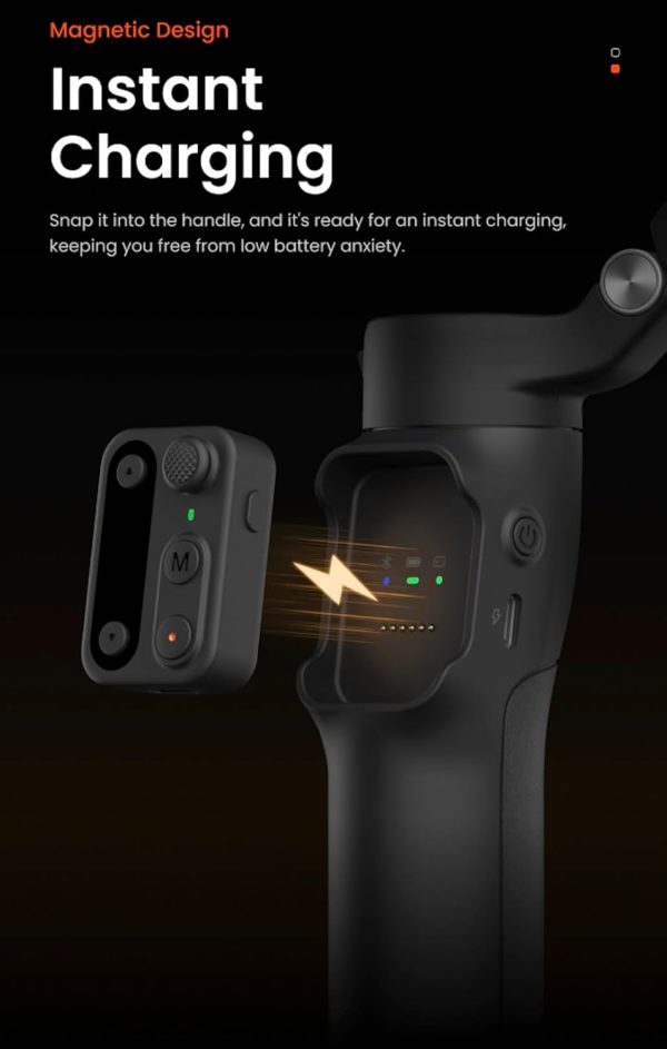 hohem iSteady x3 Gimbal Stabilizer for iPhone,AI Tracker Gimbal,3-Axis - Image 2