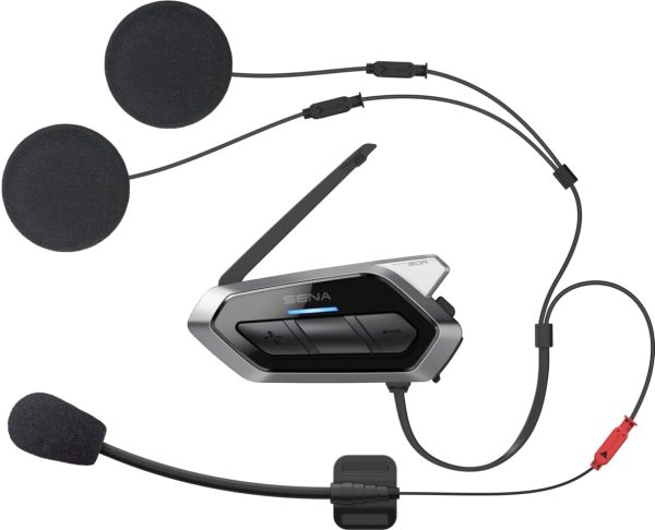 Sena 50R 3-Button Motorcycle Bluetooth Headset w/Sound by Harman Kardon - Image 6