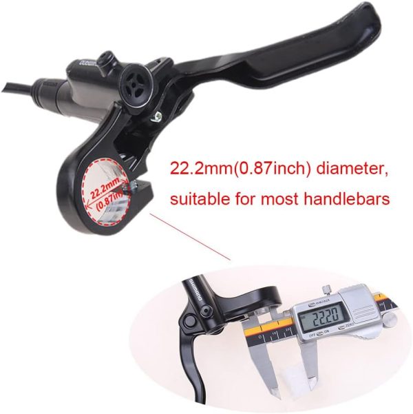 BUCKLOS Shimano MT200 MTB Hydraulic Disc Brakes Set, Left Front 800mm Right - Image 5