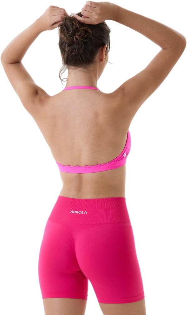 AUROLA Dream Collection Women Workout Shorts High Waist Gym Shorts, Scrunch - Image 6