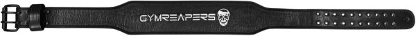Gymreapers Leather Weightlifting Belt for Bodybuilding, Squatting, Lower - Image 5