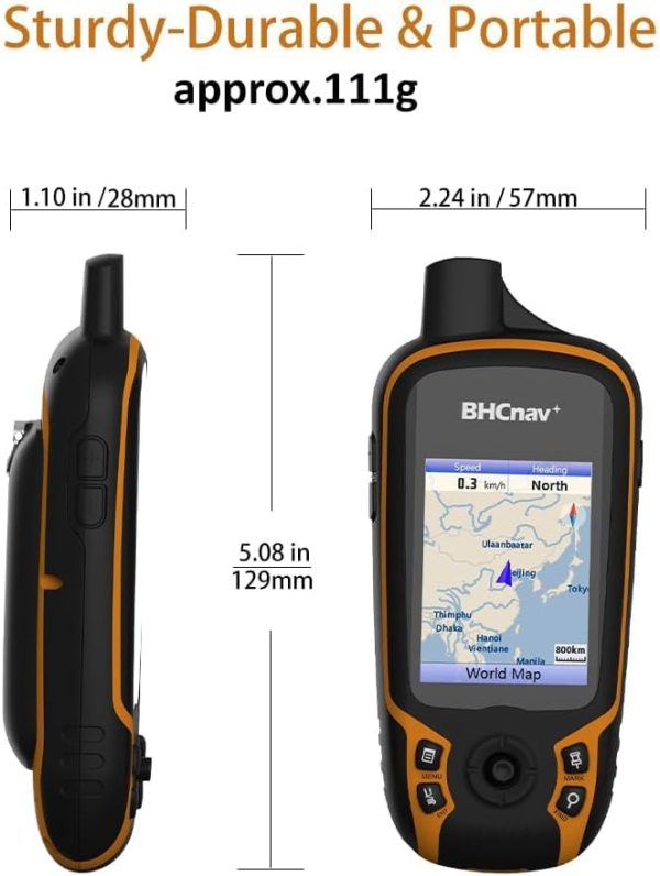 NAVA F30 Handheld GPS Units,Colorful Map Handheld GPS Navigation - Image 2
