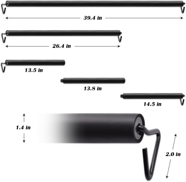 Resistance Band Bar, 26.4in or 39.4in, Workout Bar for Fitness, Portable - Image 6