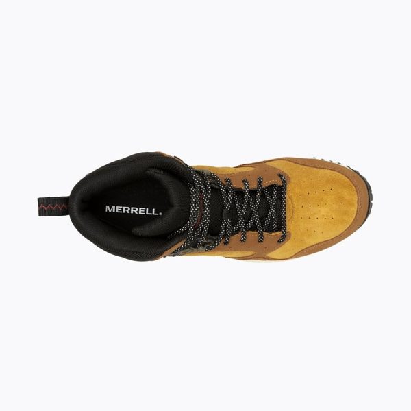 Merrell Men's Wildwood Mid Leather Waterproof Hiking Boot - Image 3